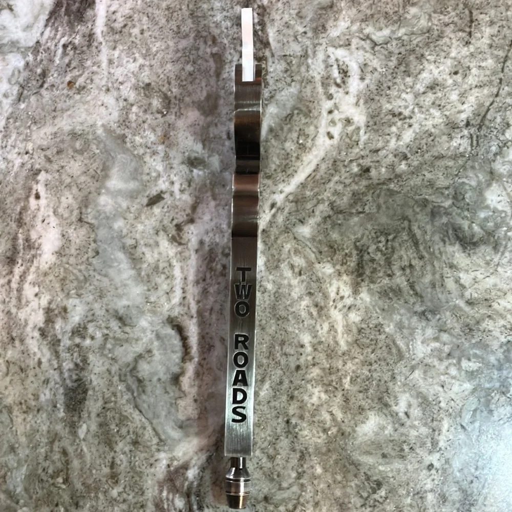 Two Roads Brewery Solid Metal Tap Handle